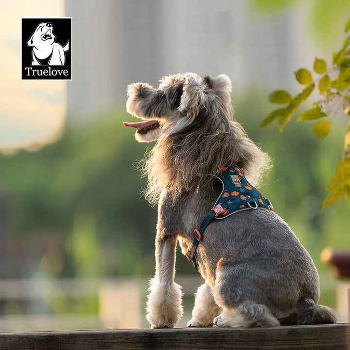 Truelove Pet Adjustable Safety Reflective Nylon Harness for Big Medium Large Dogs Comfortable Durable Outdoor
