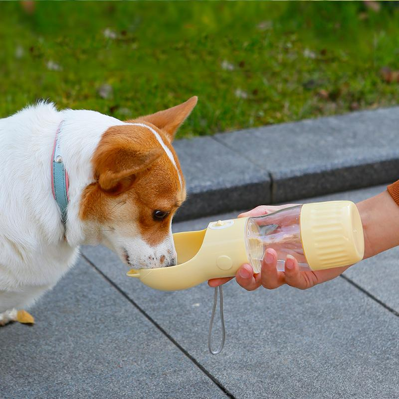 Traveling Out Portable Dog Water Dispenser Bottle for Outdoor Walking Hiking Leakproof Easy Drinking Solution