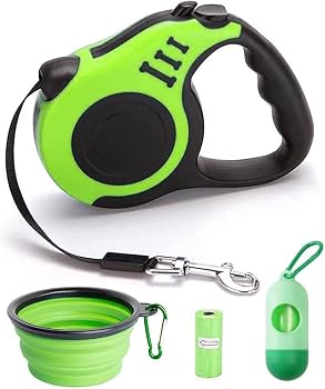 Pet Retractable Dog Leash for Medium and Large Dogs with Durable Anti-Tangle Comfortable Grip Handle