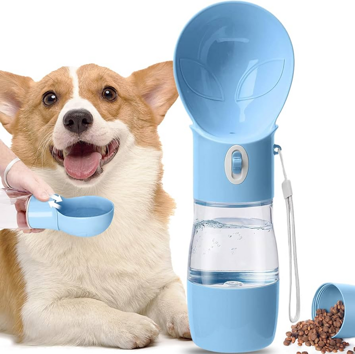 Traveling Out Portable Dog Water Dispenser Bottle for Outdoor Walking Hiking Leakproof Easy Drinking Solution