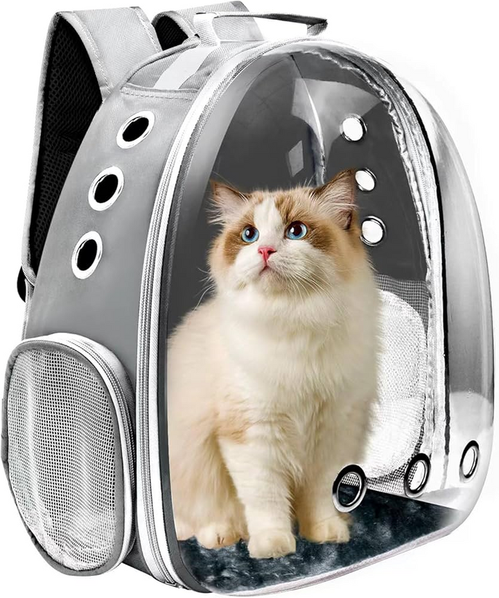 Folding Pet Backpack Carrier Travel Bag for Cats Dogs Portable Comfortable Outdoor Hiking Adventure Gear