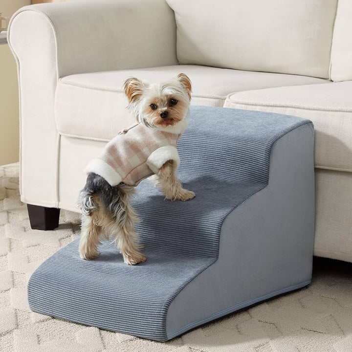 Wave Design Pet Dog Ramp Stairs for Home Use Portable Non-Slip Pet Access Support Steps with Stable Support