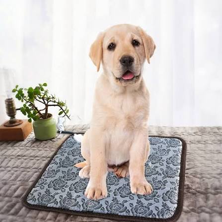 1Pc Pet Heating Pad for Dogs Cats Waterproof Adjustable Electric Warming Mat Chew-Resistant Cord Safety