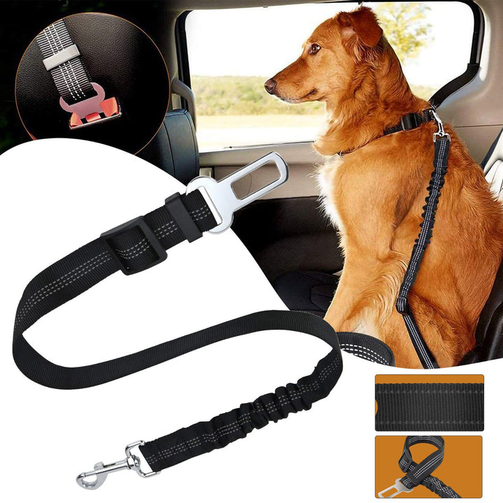 2 Pack Cat Dog Pet Safety Seatbelt Car Vehicle Seat Belt Adjustable Harness Lead Strap